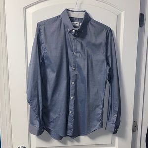 Lacoste long sleeve button down shirt 15 3/4